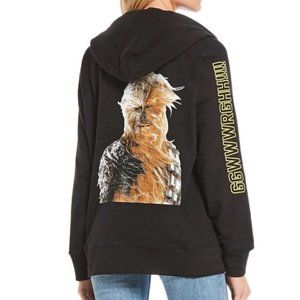 Levi’s X Star Wars Collab Chewbacca Women’s Black Sweatshirt Hopdie Small